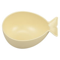 カノー catte さかな 抗菌ボウル 日本製 子ども食器 BPAフリー イエロー 482675 1個（直送品）