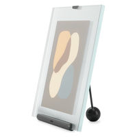 アントレックス Umbra フルート フォトフレーム ガラス スチール 20×23cm ブラック 482872 1個（直送品）