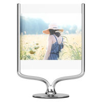 アントレックス Umbra フォトフレーム ウィッシュボーン フォトディスプレイ クロム 482886 1個（直送品）