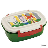 スケーター 弁当箱 550ml ラク軽弁当箱 M ズートピア ワッペン 482959 1個（直送品）