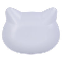 カノー 抗菌プレート 小皿 catte ねこ 日本製 電子レンジ対応 食洗機対応 BPAフリー ブルー 483000 1個（直送品）