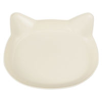 カノー 抗菌ランチプレート catte ねこ 日本製 電子レンジ対応 食洗機対応 BPAフリー アイボリー 483002 1個（直送品）
