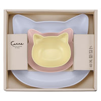 カノー 食器 ギフトセット catte Giftbox ランチプレート プレート ボウル 日本製 BPAフリー 483010 1個（直送品）
