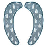 オカトー 便座シート hiecoco 貼るだけ冷感吸着便座シート ペンギンブルー 483078 1個（直送品）