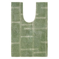 オカトー 耳長超ロングトイレマット kieto 105×70cm グリーン 483298 1個（直送品）