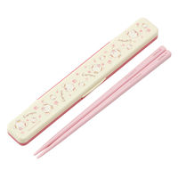 スケーター 箸セット 抗菌音の鳴らない箸箱セット こぎみゅんフラワーリース 483916 1個（直送品）