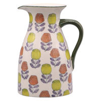 デルキ 花瓶 ポーリッシュフラワーベース H 水差し型 イエローオレンジ 484552 1個（直送品）