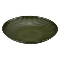 カノー プレート cerala 丸 L マットグリーン 485110 1個（直送品）