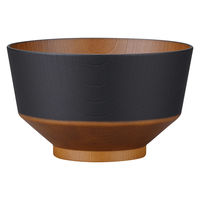 カノー 和の色 抗菌 丼 漆黒 484933 1個（直送品）