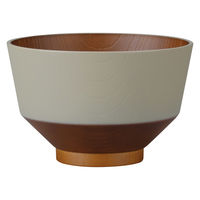 カノー 汁椀 和の色 抗菌 亜麻色 484931 1個（直送品）