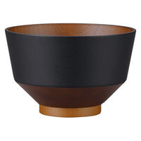 カノー 汁椀 和の色 抗菌 漆黒 484928 1個（直送品）