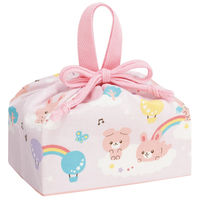 スケーター 弁当袋 ランチ巾着 ラビットガーデン 485541 1個（直送品）