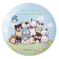 スケーター プレート 薄肉メラミンプレート タマ×サンリオキャラクターズ 486242 1個（直送品）