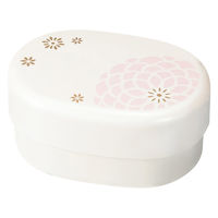 たつみや 弁当箱 390ml コンパクトランチ パール百華 ピンク 489620 1個（直送品）