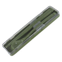 イエロースタジオ コンビセット モノクローム 箸 スプーン カーキ 491137 1個（直送品）