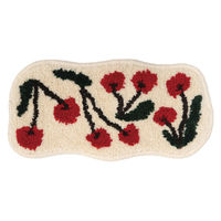 クレエ 玄関マット EIBORIE フルーツアクセントマット 室内 チェリー 491097 1個（直送品）