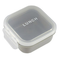 イエロースタジオ 弁当箱 time for LUNCH マルチケース 保存容器 グレー 491067 1個（直送品）