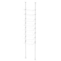 平安伸銅工業 突っ張り シューズラック 幅57cm 最大16足 工具不要 492846 1個（直送品）