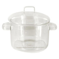 トレードワン 耐熱ガラス両手鍋1.9L 493827 1個（直送品）