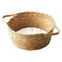 ちどり産業 ペットベッド コットン クッション 蒲草 ラウンド 493957 1個（直送品）