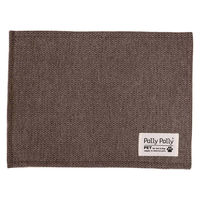 サンベルム ペットマット 40×30cm PallyPallyPET ランチョンマット 犬 猫 はっ水 ブラウン 494345 1個（直送品）