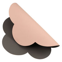 ルークラン ランチョンマット アプリクス クラウド ピンク×ダークグレー 494748 1個（直送品）