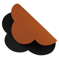 ルークラン ランチョンマット アプリクス クラウド ブラウン×ブラック 494749 1個（直送品）