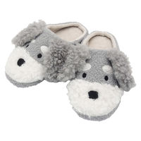 ティーライフ スリッパ Mサイズ 22~24cm イヌスリッパ ペリトペラソ グレー 494785 1個（直送品）