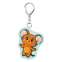 スケーター キーチャーム さがら 刺繍 キーホルダー トムとジェリー ジェリー 494971 1個（直送品）