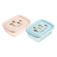 スケーター 弁当箱 500ml 2個入 抗菌シールボックスM2P ウッドストック トラベル 495291 1個（直送品）