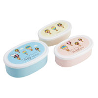 スケーター 弁当箱 3個セット 抗菌シール容器3Pセット ウッドストック トラベル 495301 1個（直送品）