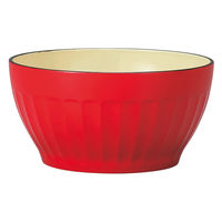 ミタニ ボウル グルーブボウル ナチュール レッド 495359 1個（直送品）