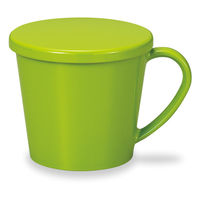 ミタニ マグカップ フタ付マグカップ ナチュール グリーン 495380 1個（直送品）