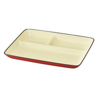 ミタニ ランチプレート ミールプレート ナチュール レッド 495387 1個（直送品）