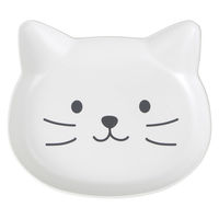 カノー catte face 抗菌 ランチプレート 白 495512 1個（直送品）