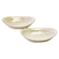 アイトー プレート ナチュラルカラー オーバル ペアセット 2枚入 495536 1個（直送品）