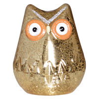 ケーアイジャパン テーブルライト フクロウ インテリアライト ゴールド 495448 1個（直送品）