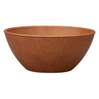 ミタニ ボウル 欅杢目ボウル 中 抗菌加工 ミディアムブラウン 495658 1個（直送品）