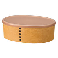 ミタニ 保存容器 わっぱ保存容器 小判 450ml 白木 495739 1個（直送品）