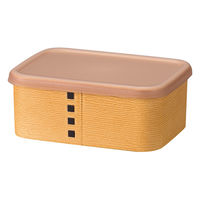 ミタニ 保存容器 わっぱ保存容器 長角 230ml 白木 495741 1個（直送品）
