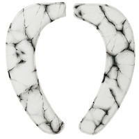 ヨコズナクリエーション 便座クッション さらふわ マーブル柄 ホワイト 495785 1個（直送品）