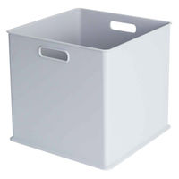 クラスアップ カラーボックス 横置き インナーボックス 収納 フル ナチュラ インボックス プラスチック 日本製 グレー 496320 1個（直送品）