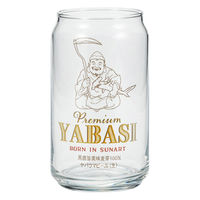 サンアート グラス 360ml 缶型グラス プレミアムヤバし 496468 1個（直送品）