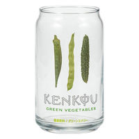 サンアート グラス 360ml 缶型グラス KENKOU 496472 1個（直送品）