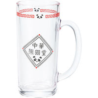 サンアート ビアグラス 330ml ビアジョッキ 中華熊猫堂 496504 1個（直送品）