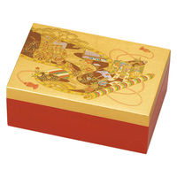ミタニ アクセサリーケース アクセサリーBOX 小 箔工芸 山中塗 和風 小物入れ 千年絵巻 496654 1個（直送品）