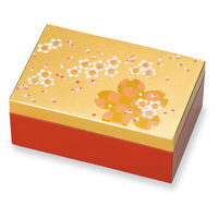 ミタニ アクセサリーケース アクセサリーBOX 小 箔工芸 山中塗 和風 小物入れ 桜ロマン 496656 1個（直送品）