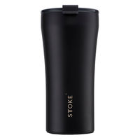 ファンプロジェクト STTOKE ストーク タンブラー Gサイズ 16oz 470ml ミッドナイトブラック 496829 1個（直送品）
