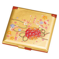 ミタニ コンパクトミラー 角コンパクトミラー 箔工芸 山中塗 和風 京てまり 496852 1個（直送品）