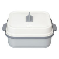 シービージャパン レンジパン 角型 フタ付き 食洗機対応 電子レンジ調理器具 copan レンジグリル 497018 1個（直送品）